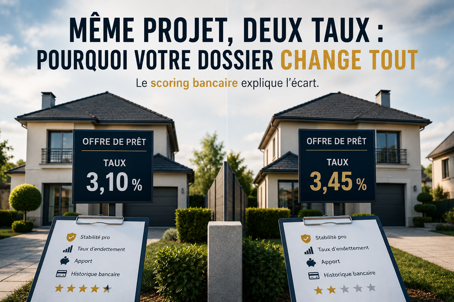 Pourquoi deux clients obtiennent-ils deux taux différents ?