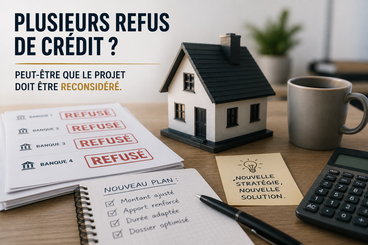 Que faire lorsque les banques refusent votre projet ?